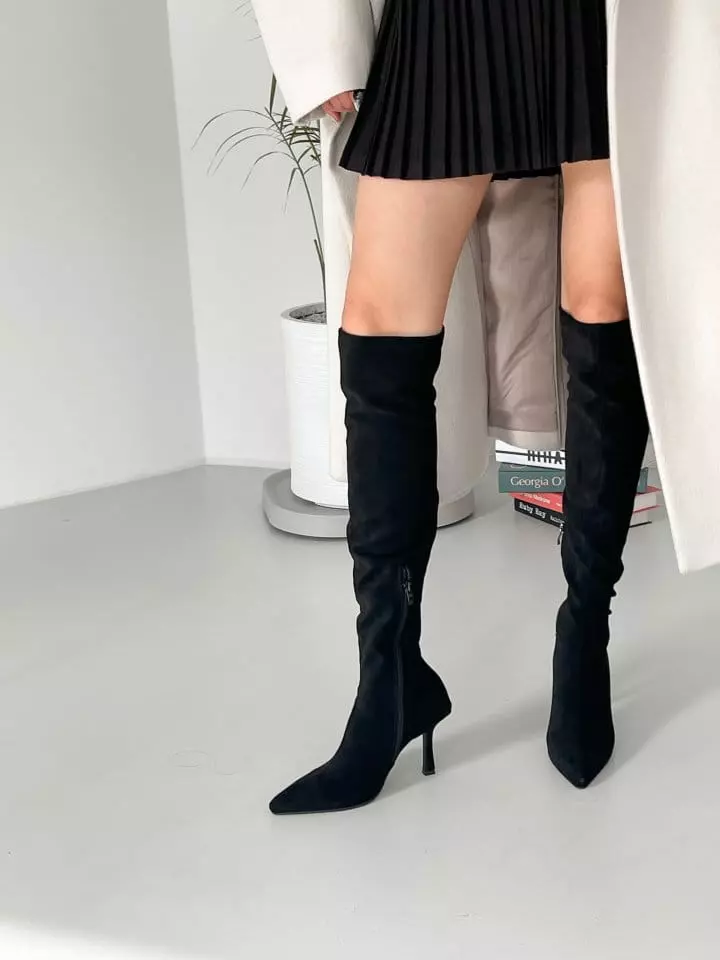 Golden Shoe - Korean Women Fashion - #momslook - 2283 Boots - 4