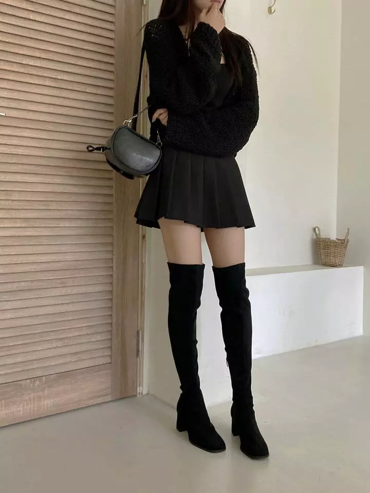 Golden Shoe - Korean Women Fashion - #momslook - 1020 Boots - 4