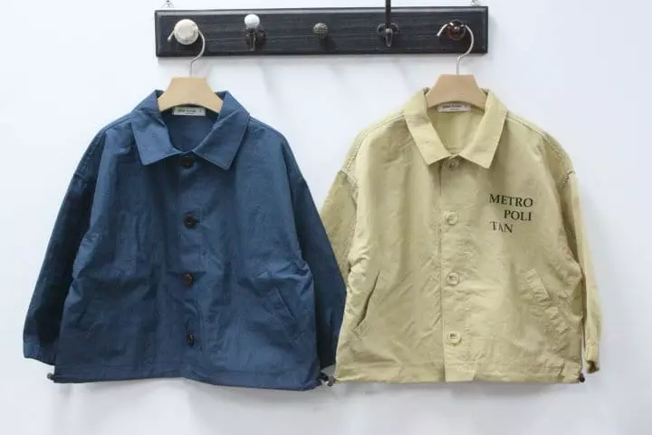 Green Tomato - Korean Children Fashion - #discoveringself - Collar Jacket - 9