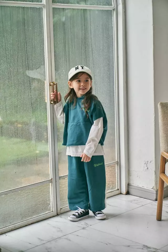 Green Tomato - Korean Children Fashion - #kidzfashiontrend - Original Top Bottom Set - 7