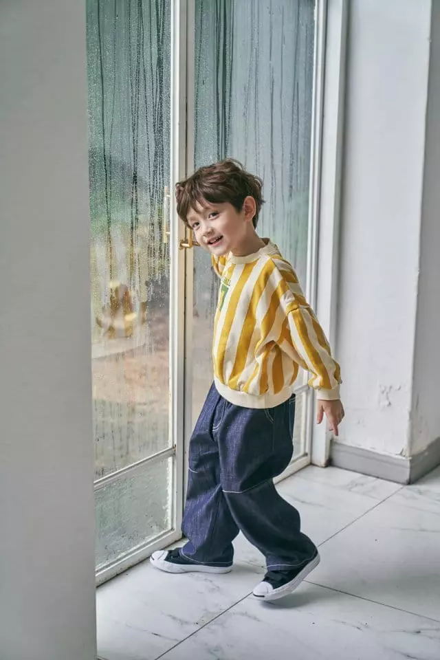 Green Tomato - Korean Children Fashion - #minifashionista - Denin Dart Pants - 3