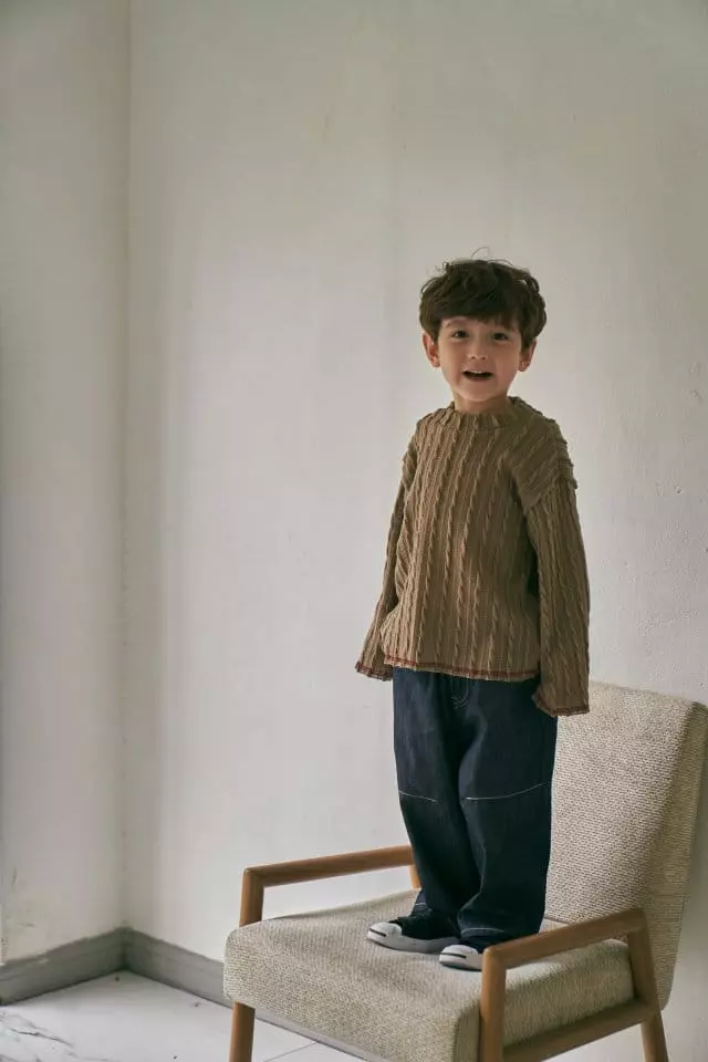 Green Tomato - Korean Children Fashion - #toddlerclothing - Denin Dart Pants - 6