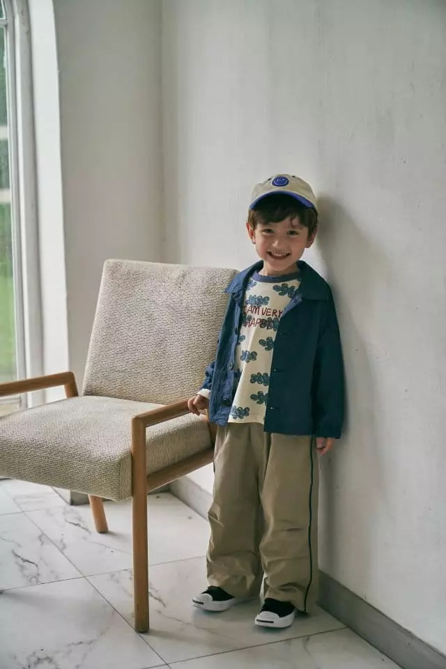 Green Tomato - Korean Children Fashion - #todddlerfashion - Collar Jacket - 4