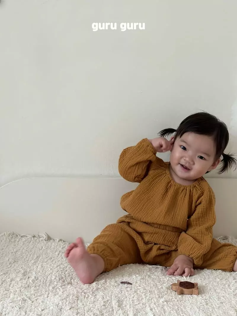 Guru Guru - Korean Baby Fashion - #babyclothing - Twist Set - 8