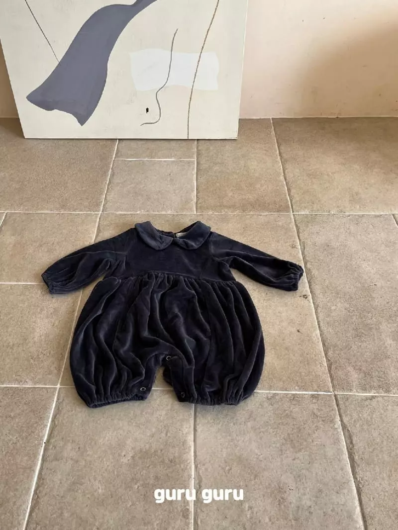 Guru Guru - Korean Baby Fashion - #babyclothing - Veloure Bodysuit - 7