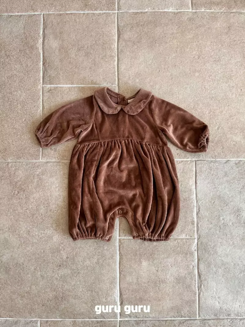 Guru Guru - Korean Baby Fashion - #babyfever - Veloure Bodysuit - 9