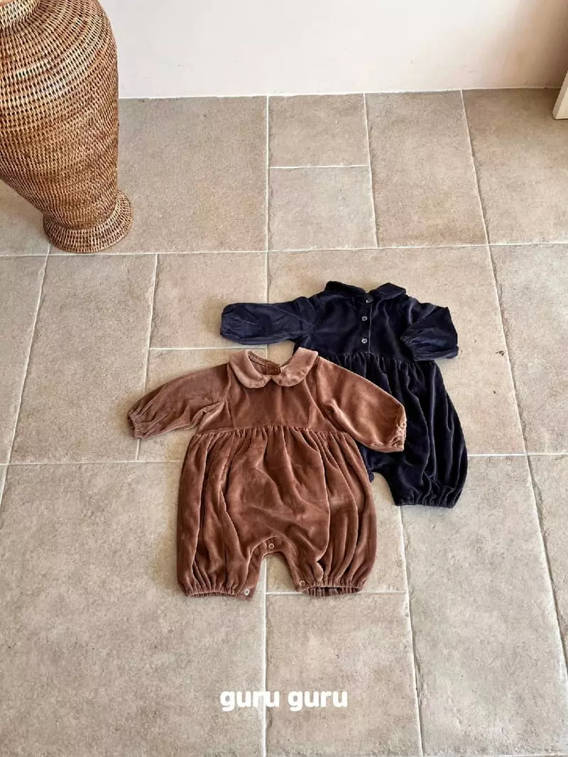 Guru Guru - Korean Baby Fashion - #babygirlfashion - Veloure Bodysuit - 10