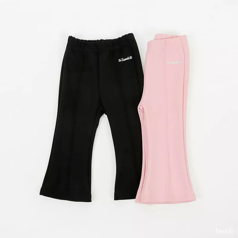 Hanab - Korean Children Fashion - #Kfashion4kids - Tangle Bootscut Pants Basic - 7