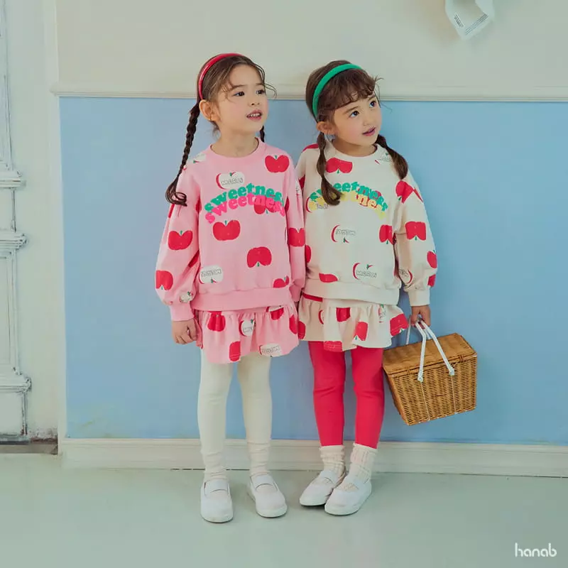 Hanab - Korean Children Fashion - #childrensboutique - Apple Top Bottom Set - 9
