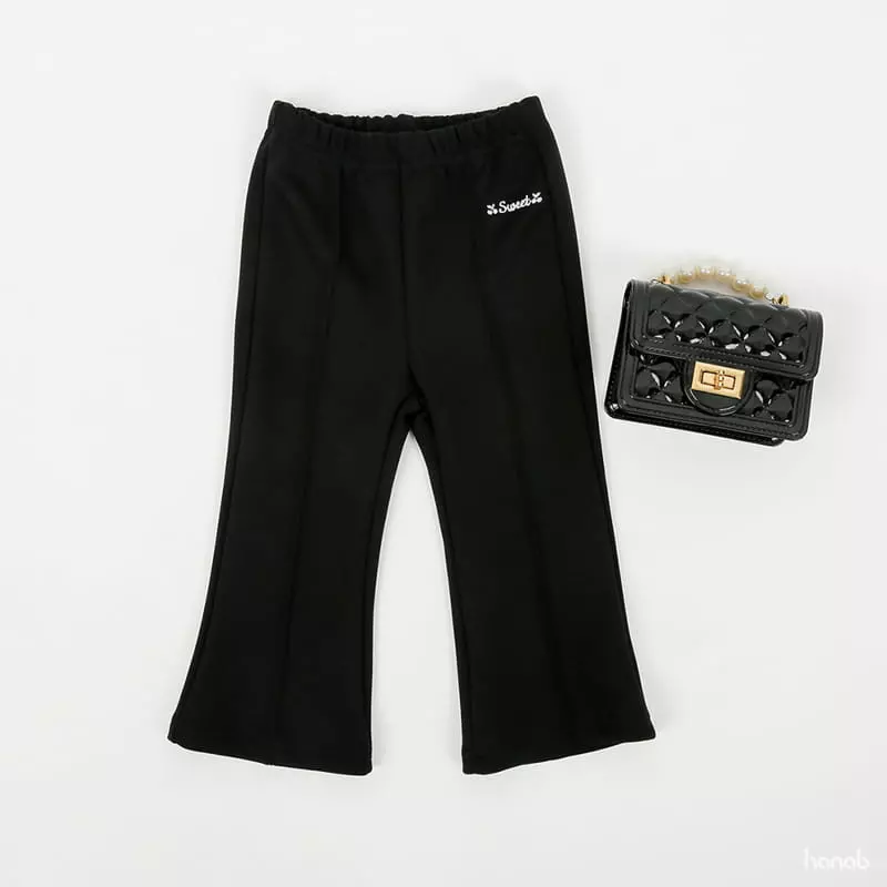 Hanab - Korean Children Fashion - #littlefashionista - Tangle Bootscut Pants Basic - 8