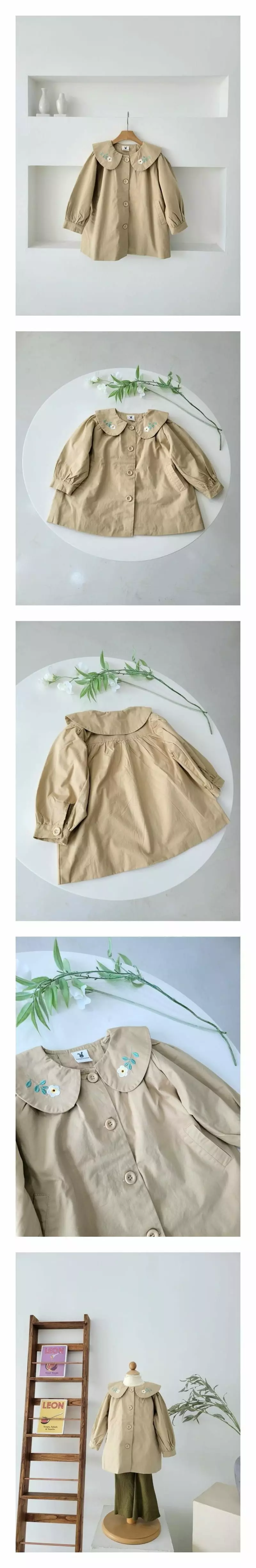 Hanacoco - Korean Children Fashion - #prettylittlegirls - Flower Coat