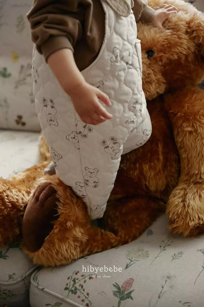 Hi Byebebe - Korean Baby Fashion - #babyboutique - HI Bear Padding Dungarees Pats - 6