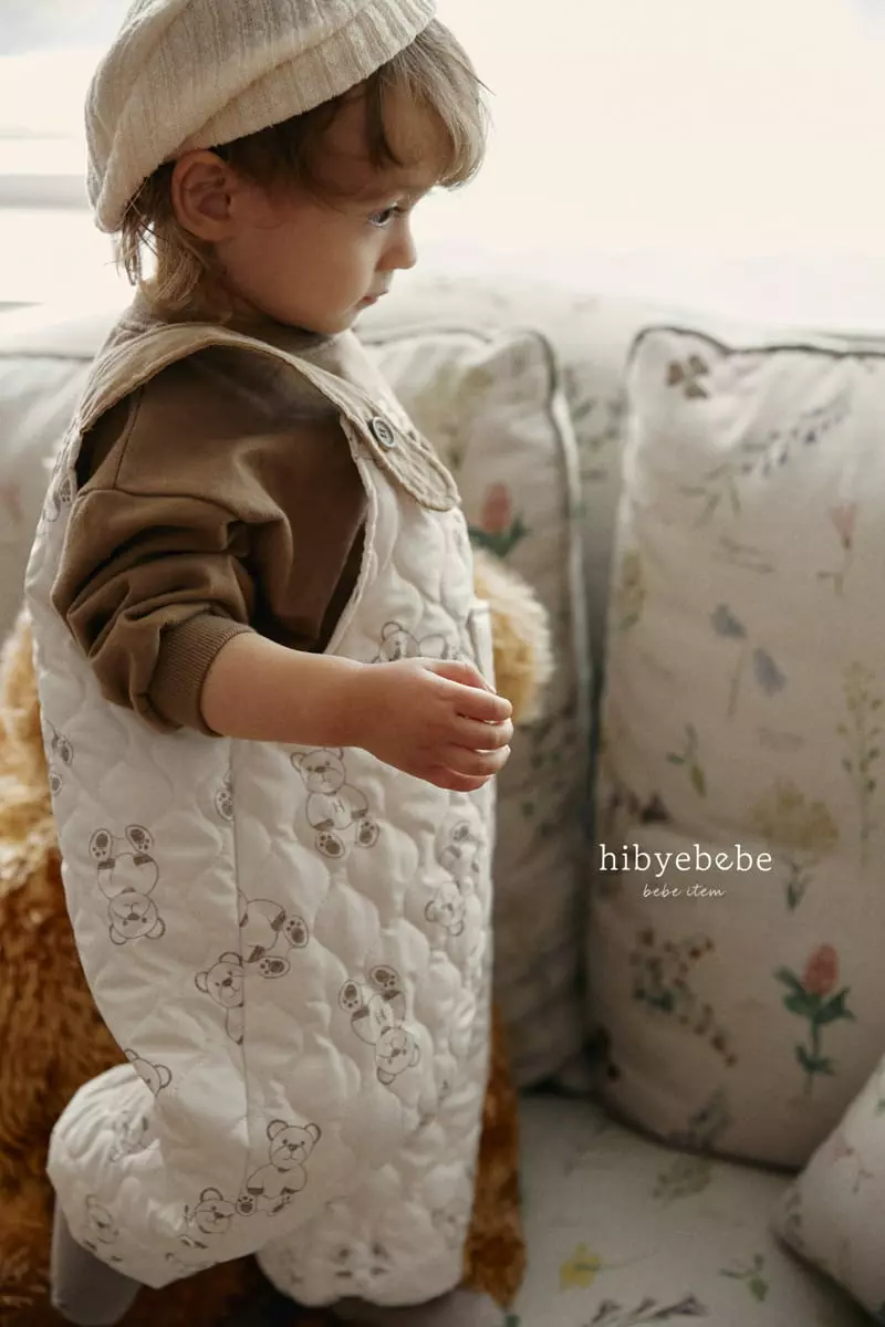 Hi Byebebe - Korean Baby Fashion - #babyboutique - HI Bear Padding Dungarees Pats - 7