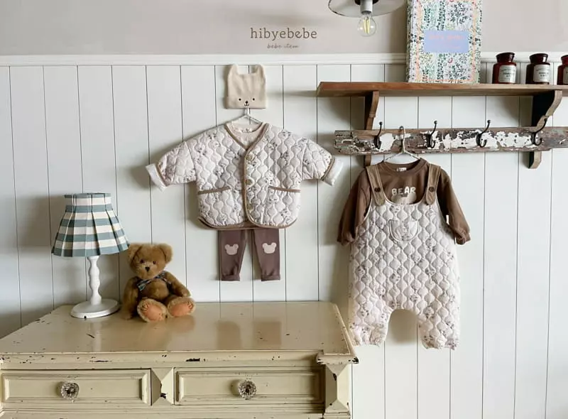 Hi Byebebe - Korean Baby Fashion - #babyclothing - HI Bear Padding Dungarees Pats - 9