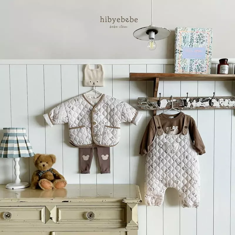 Hi Byebebe - Korean Baby Fashion - #babyfashion - HI Bear Padding Dungarees Pats - 10