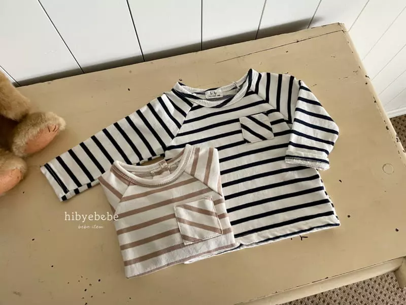Hi Byebebe - Korean Baby Fashion - #babygirlfashion - New Pocket Tee - 10