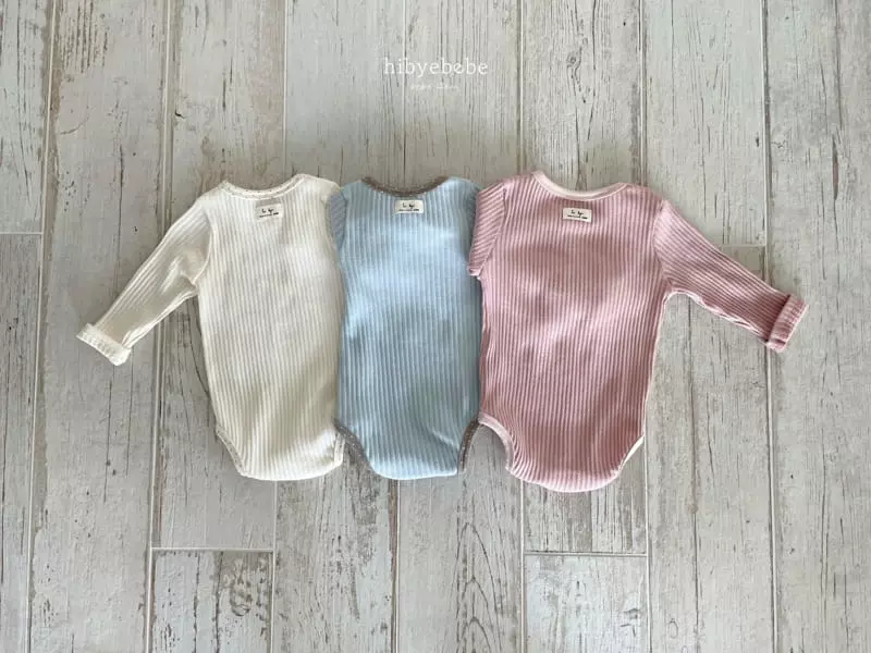 Hi Byebebe - Korean Baby Fashion - #babyfever - Pop Rib Bodysuit Set - 4