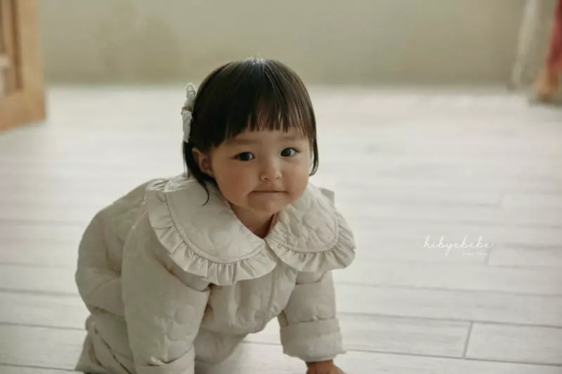 Hi Byebebe - Korean Baby Fashion - #babyootd - Flower Quilting Overalls - 8