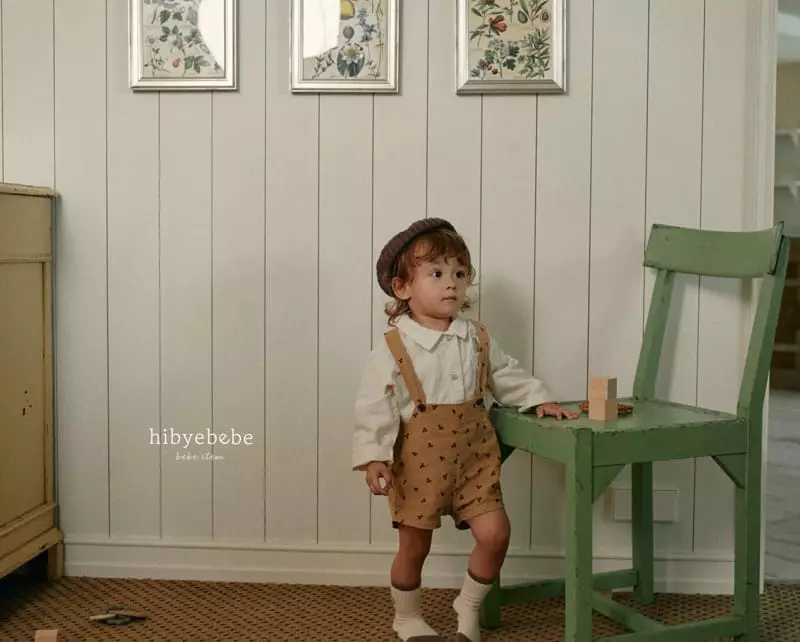 Hi Byebebe - Korean Baby Fashion - #babyoutfit - Cherry Berry Dungarees Pants - 7