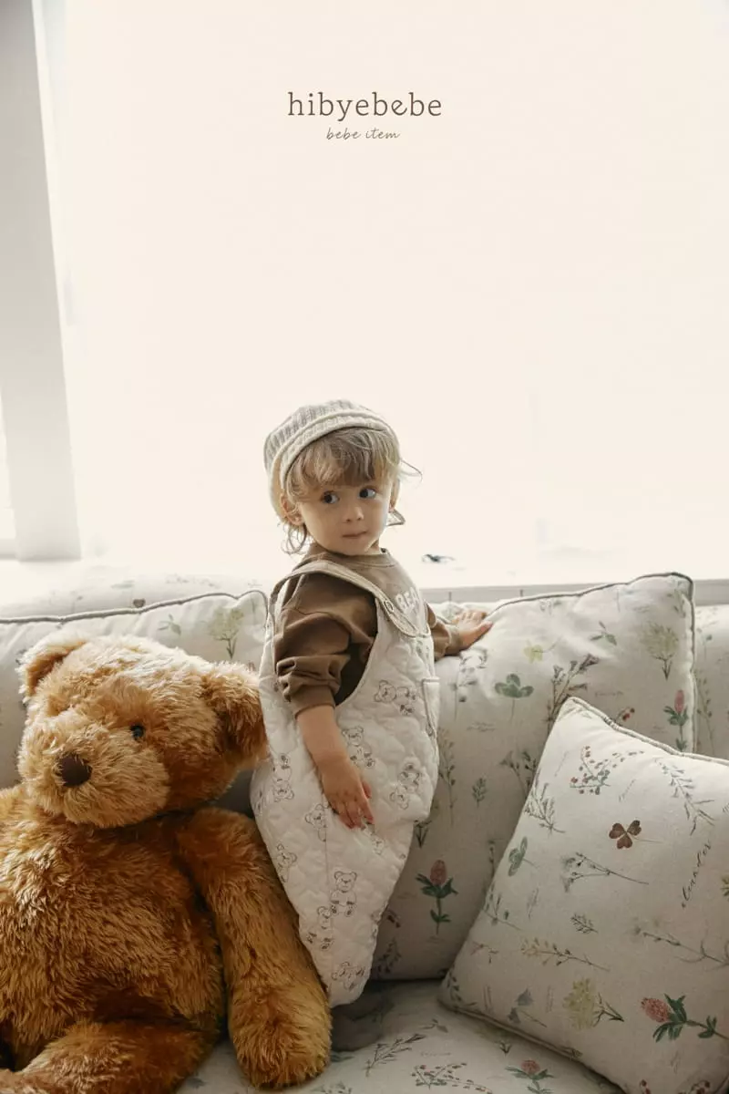 Hi Byebebe - Korean Baby Fashion - #babyoutfit - HI Bear Padding Dungarees Pats
