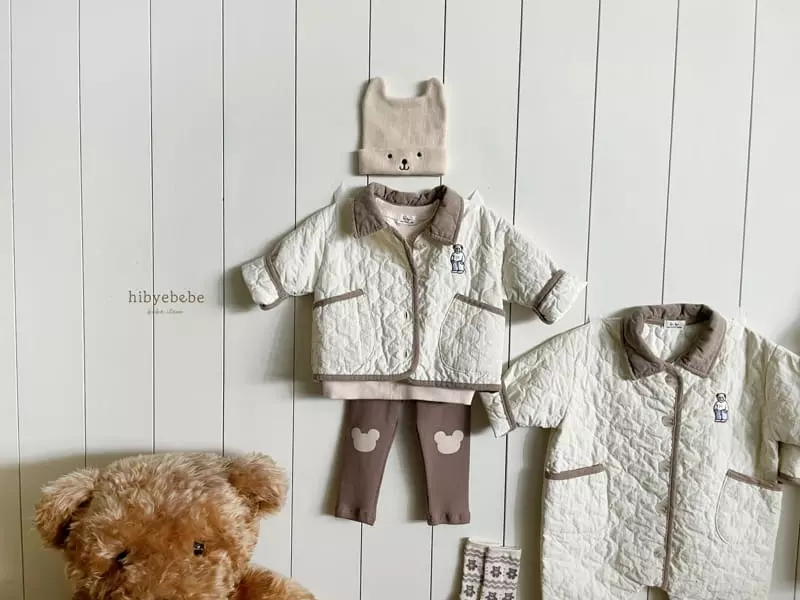 Hi Byebebe - Korean Baby Fashion - #babyoutfit - Tomi Wave Padding Jumper with Mom - 3