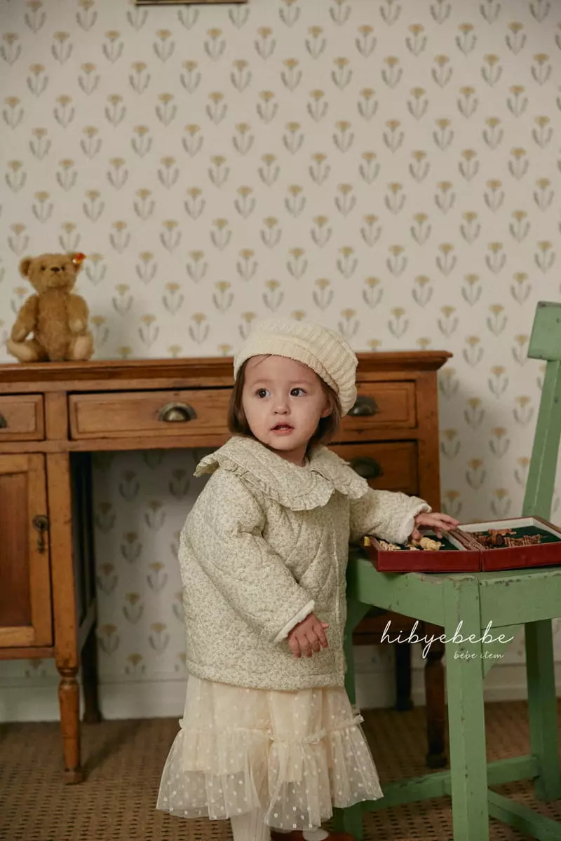 Hi Byebebe - Korean Baby Fashion - #babyoutfit - Baby Flower Quilting Jumper with Mom - 2