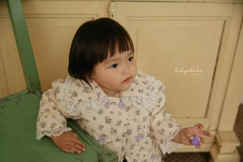 Hi Byebebe - Korean Baby Fashion - #babyoutfit - Lilla Lace Padding Jumper