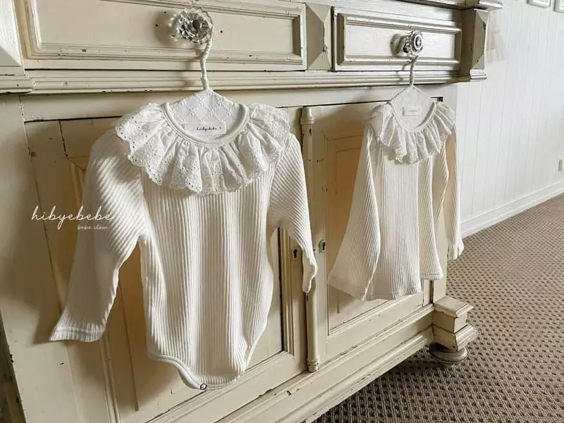 Hi Byebebe - Korean Baby Fashion - #babywear - Rib Frill Bodysuit - 11