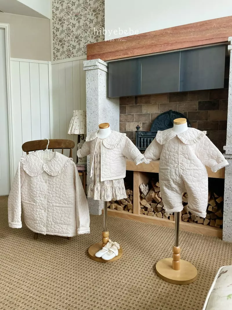 Hi Byebebe - Korean Baby Fashion - #onlinebabyboutique - Flower Quilting Overalls - 12