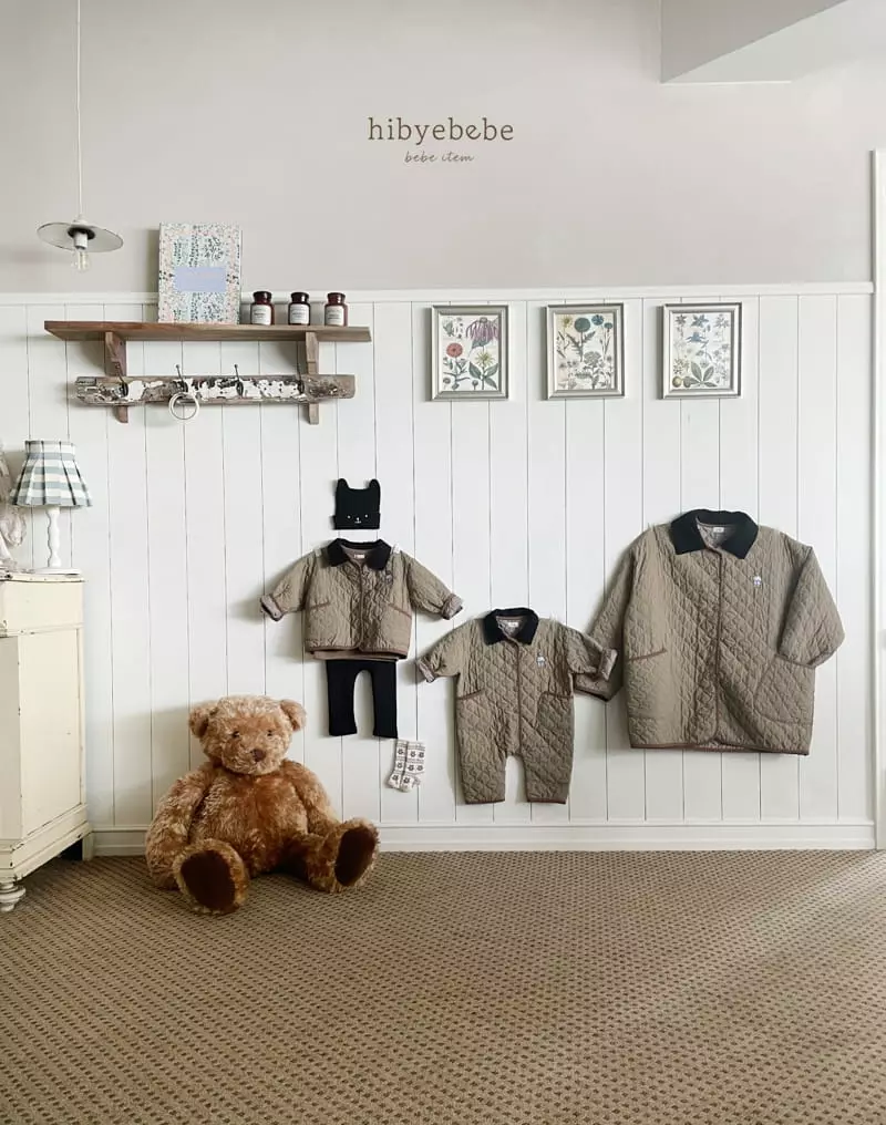 Hi Byebebe - Korean Baby Fashion - #onlinebabyshop - Tomi Wave Padding Jumper with Mom - 7