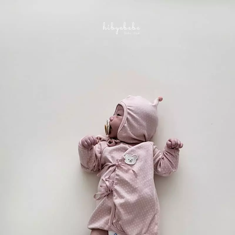 Hi Byebebe - Korean Baby Fashion - #smilingbaby - Dot Benet Set - 11