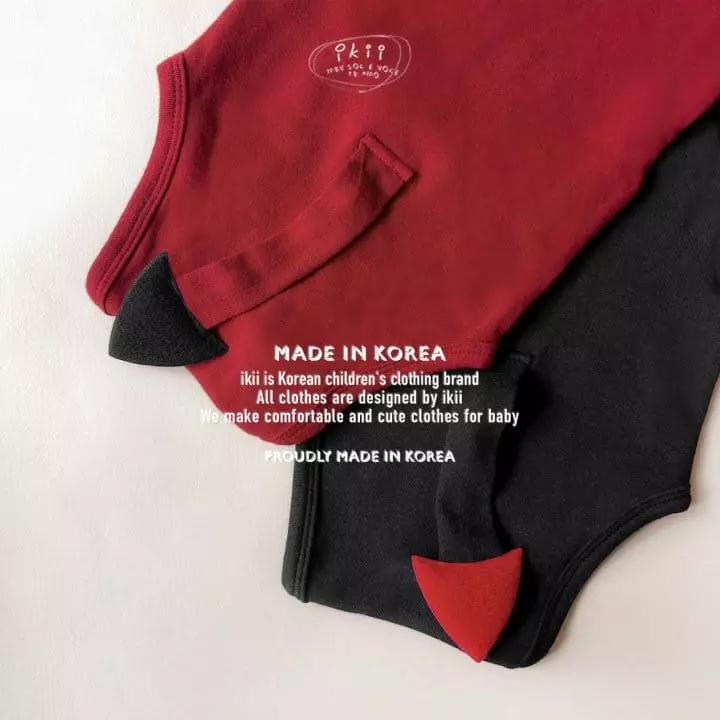 Ikii - Korean Baby Fashion - #babyboutique - Edge Devil 2SET - 5