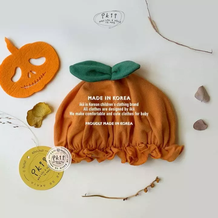 Ikii - Korean Baby Fashion - #babyboutique - Pumpkin Overalls 2SET - 4