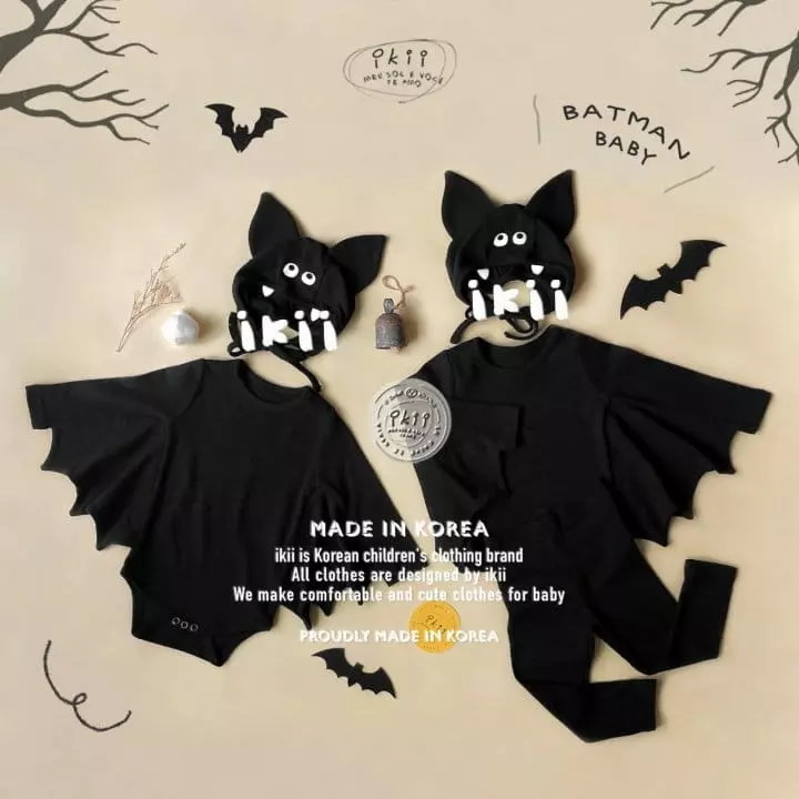 Ikii - Korean Baby Fashion - #babyclothing - Batman T+B 3 SET - 3