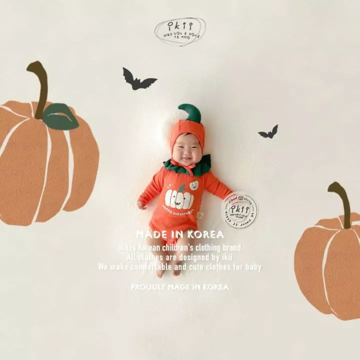 Ikii - Korean Baby Fashion - #babygirlfashion - Happy pumpkin 2SET - 8