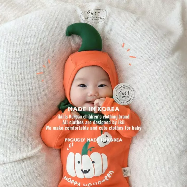 Ikii - Korean Baby Fashion - #babyootd - Happy pumpkin 2SET - 11