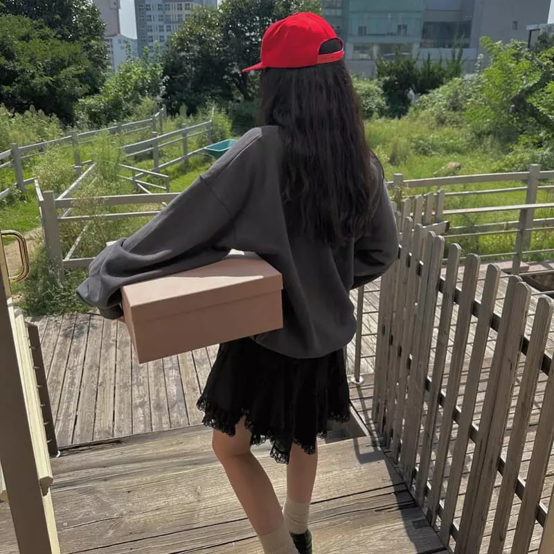 Jejeunosity - Korean Women Fashion - #momslook - Pocket Sweatshirt - 2