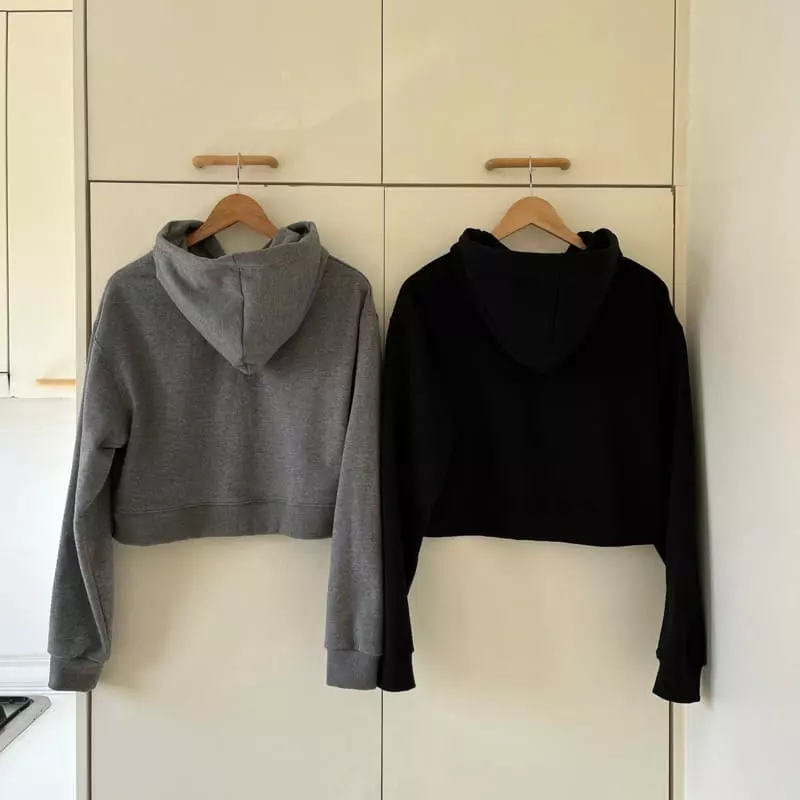 Jejeunosity - Korean Women Fashion - #momslook - My Crop Hoody Tee