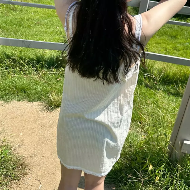 Jejeunosity - Korean Women Fashion - #momslook - Lay Slip One-piece - 12