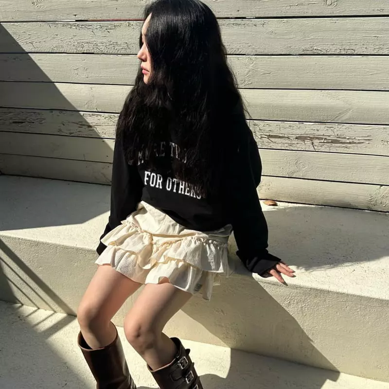 Jejeunosity - Korean Women Fashion - #pursuepretty - My Crop Hoody Tee - 7