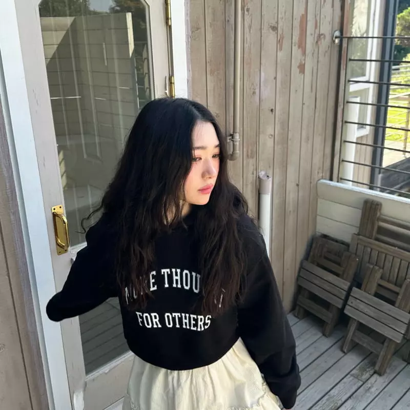 Jejeunosity - Korean Women Fashion - #restrostyle - My Crop Hoody Tee - 8