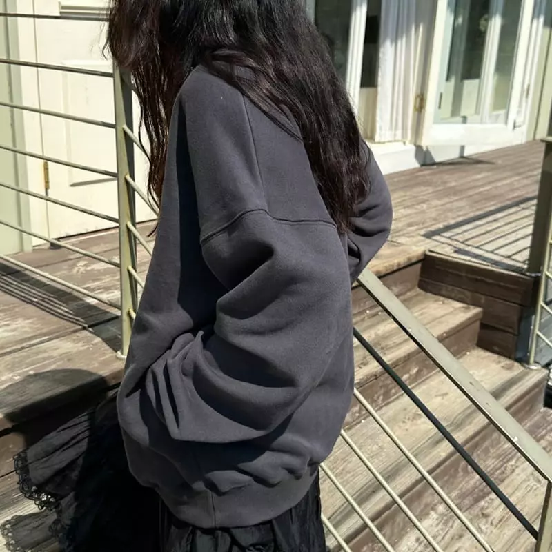 Jejeunosity - Korean Women Fashion - #shopsmall - Pocket Sweatshirt - 11