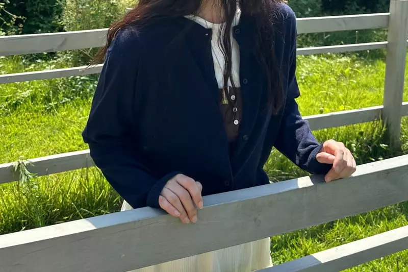 Jejeunosity - Korean Women Fashion - #vintageinspired - Mar Knit Cardigan - 8