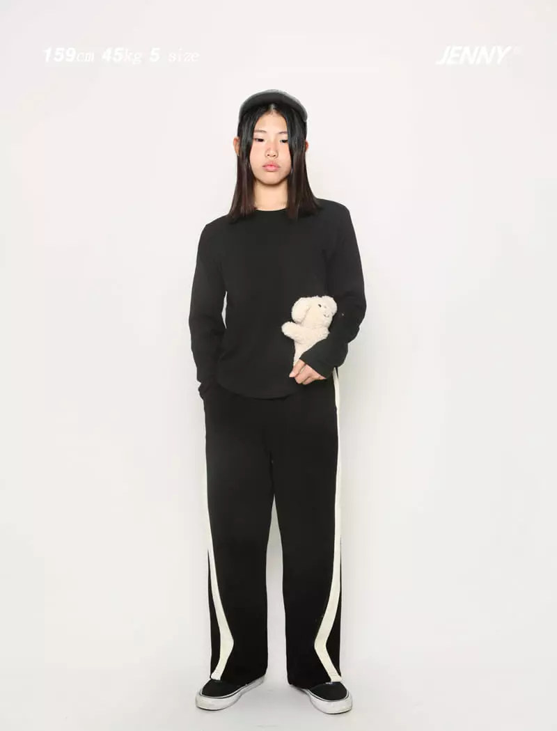 Jenny Basic - Korean Junior Fashion - #discoveringself - Merry Unbal Tee - 8