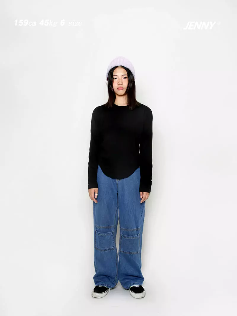 Jenny Basic - Korean Junior Fashion - #fashionkids - Merry Unbal Tee - 9