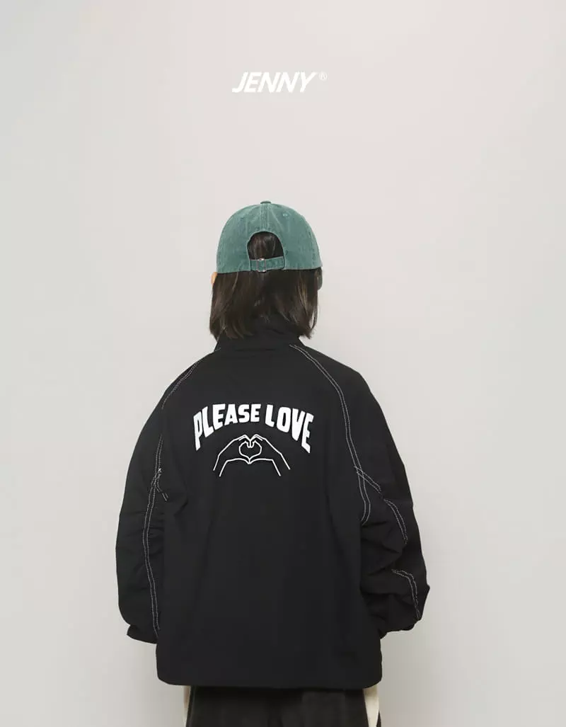Jenny Basic - Korean Junior Fashion - #discoveringself - Love Jumper - 4