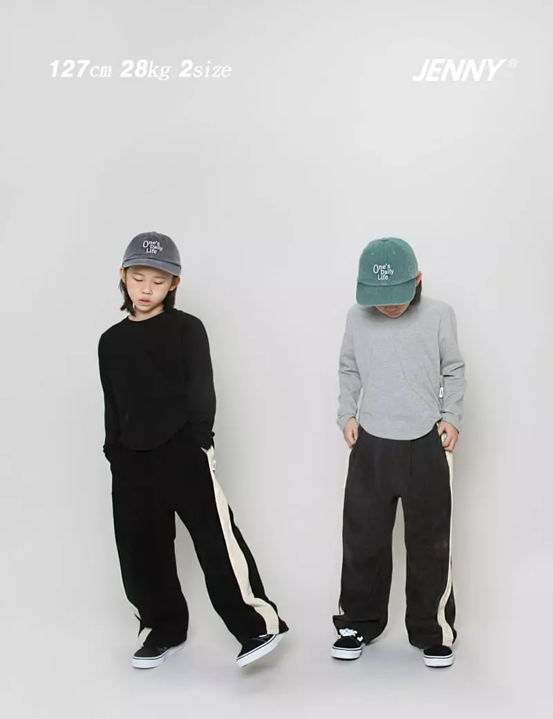 Jenny Basic - Korean Junior Fashion - #kidsstore - Merry Unbal Tee - 11