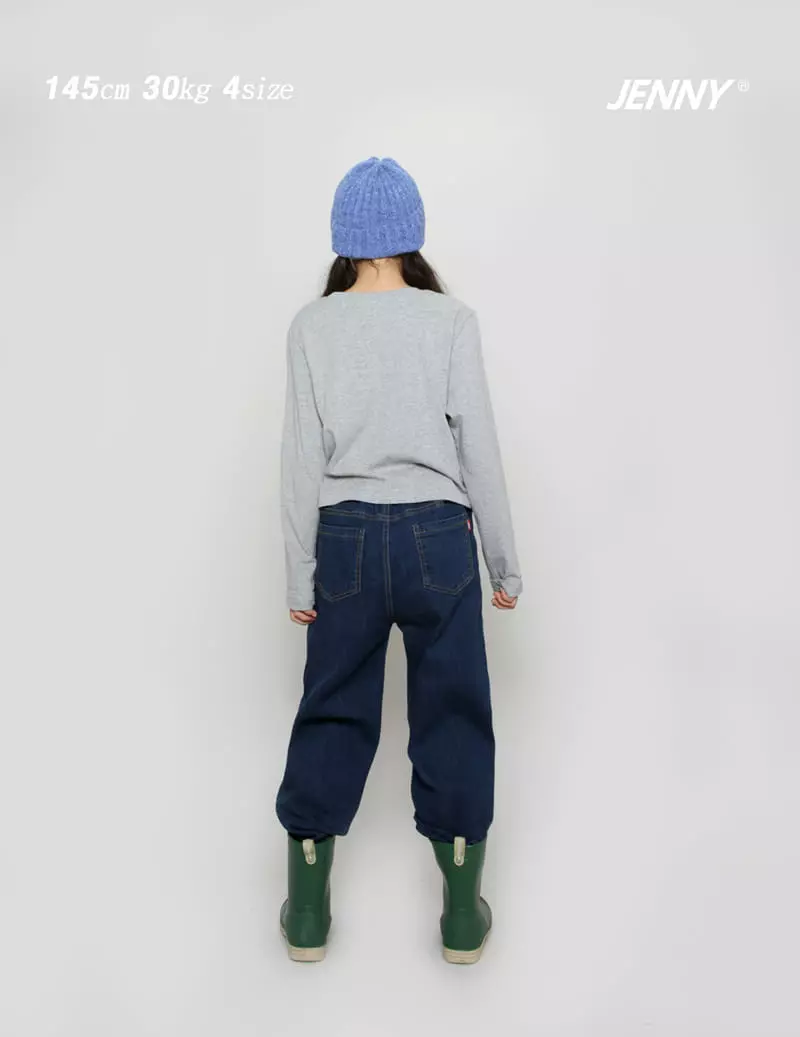 Jenny Basic - Korean Junior Fashion - #toddlerclothing - Merry Unbal Tee - 3