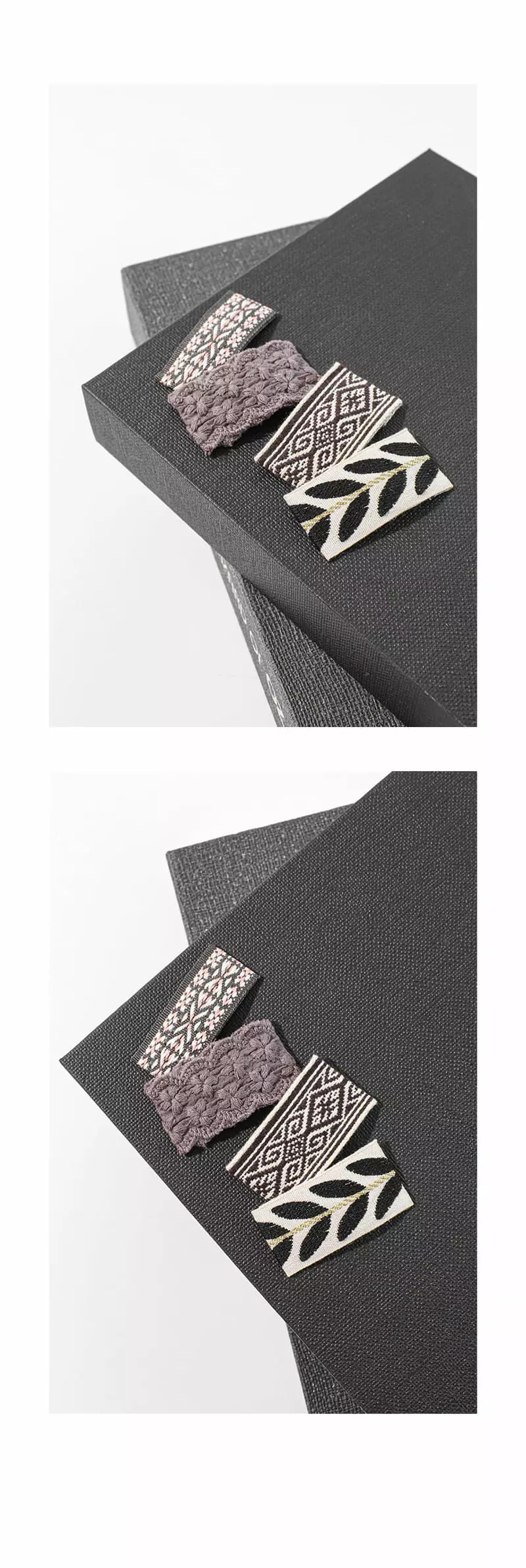 Jireh Bow - Korean Baby Fashion - #babyoninstagram - Gray Hairpin - 3