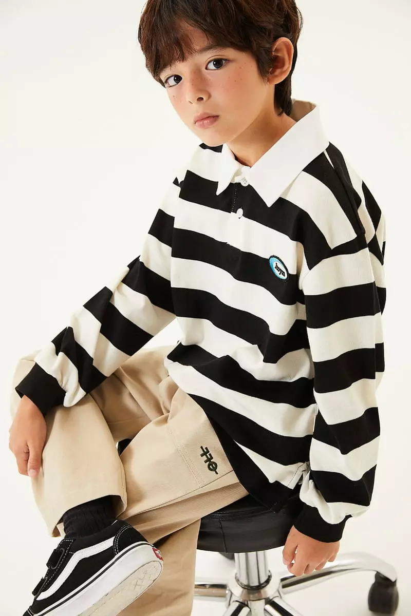 Kokoyarn - Korean Children Fashion - #kidzfashiontrend - Paul Collar St Tee - 2